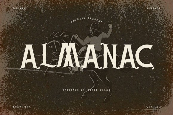 Almanac Font: Elegant Serif for Craft Projects