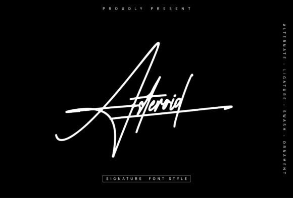 Asteroid: A Script Font for Elegant Design