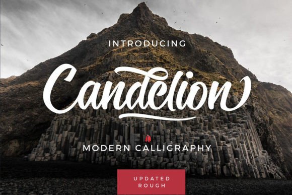 Candelion: A Modern Script Font