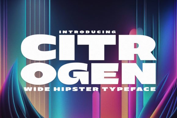Citrogen: A Bold Font for Creative Makers