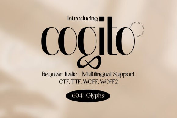 Cogito: A Premium Sans Serif Font for Digital Branding