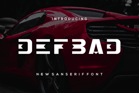 Defbad: A Bold, Grounded Display Typeface for Editorial Identity