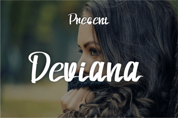 Deviana: A Modern Script Typeface for Digital Branding