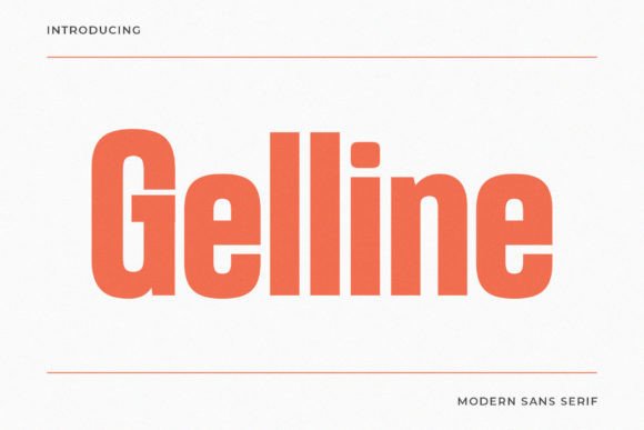 Gelline: A Versatile Sans Serif Font