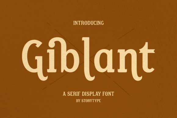 Giblant: A Modern Serif Typeface for Editorial Elegance
