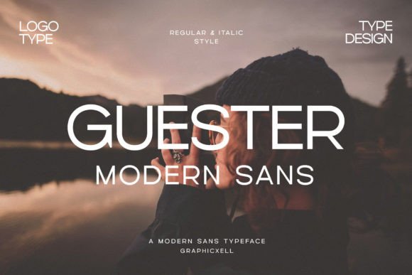 Guester: A Modern Sans Serif for Creative Projects