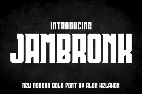 Jambronk: A Bold Serif for Real Projects