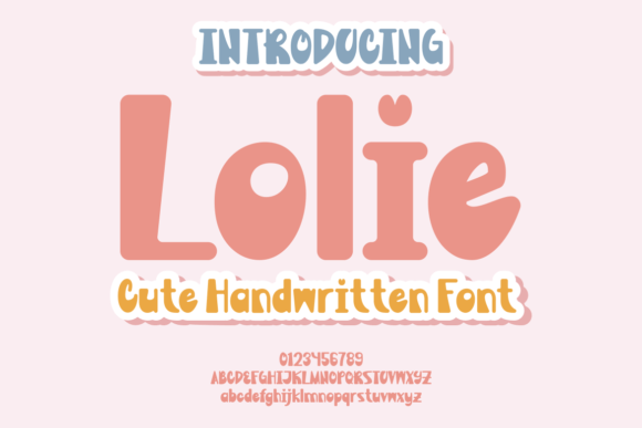 Lolie: A Bold Display Font for Crafters