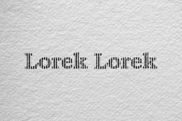 Lorek Lorek: A Font for Business Style