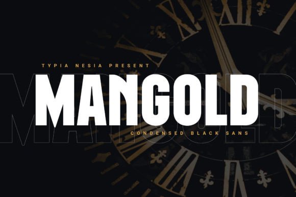 Mangold: A Bold Font for Creative Makers