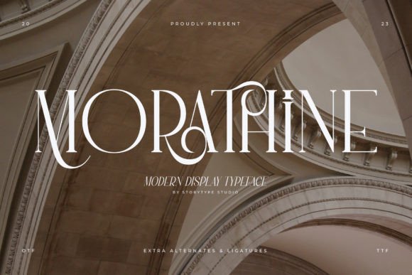 Morathine: A Serif Font for Creative Makers