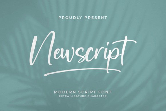 Newscript: A Beautiful Script Font