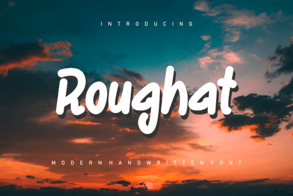 Roughat: A Fun Handwritten Font