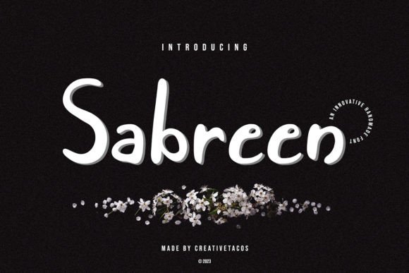 Sabreen: A Modern Handmade Font