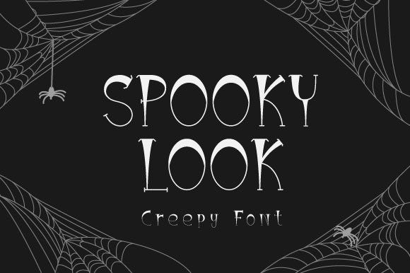 Spooky Look: A Haunting Script Font
