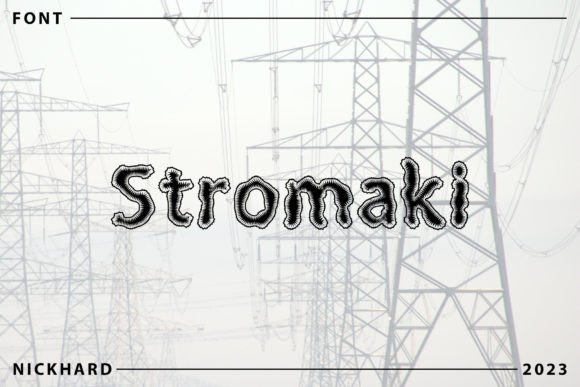 Stromaki: A Bold Script Font for Web Design